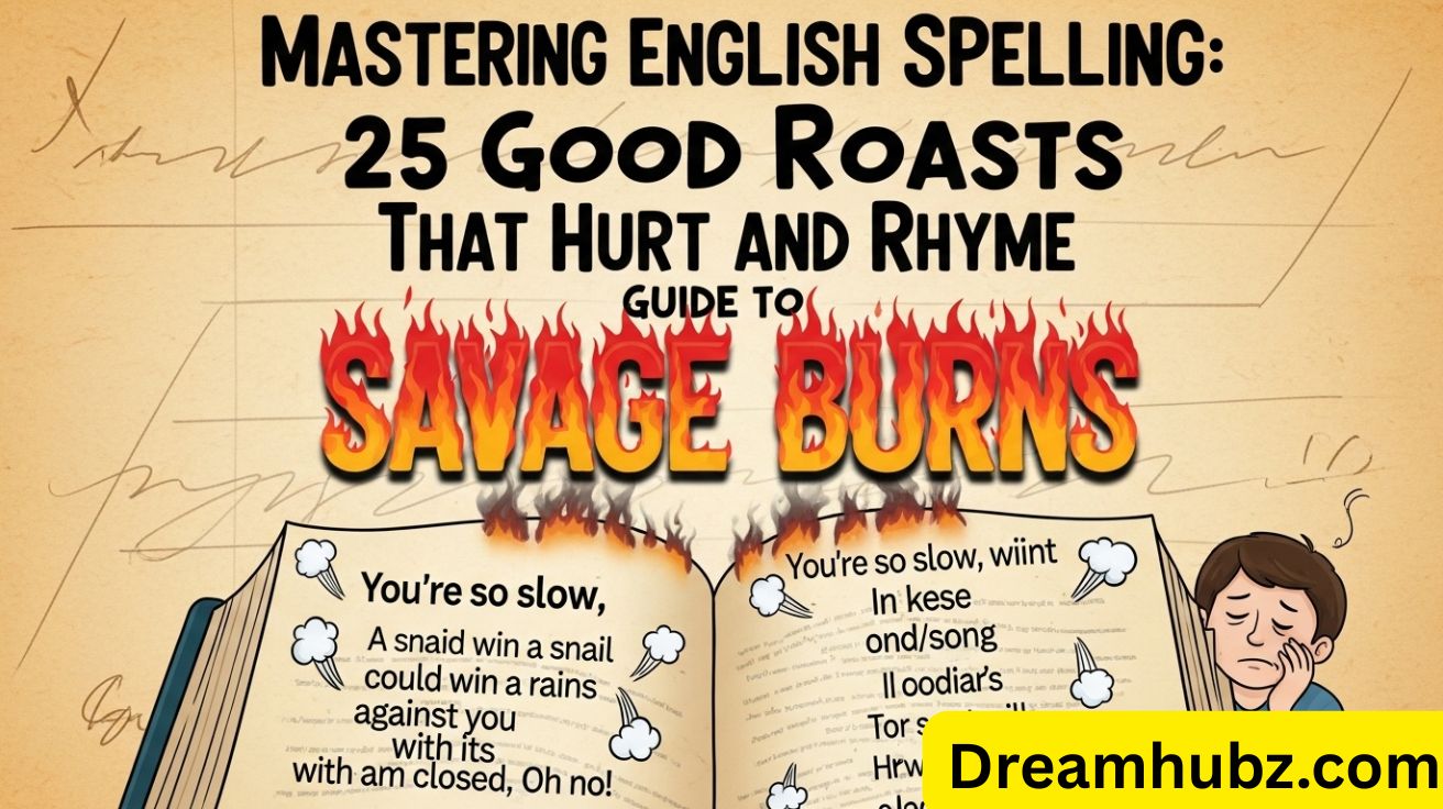 Good Roasts That Hurt and Rhyme