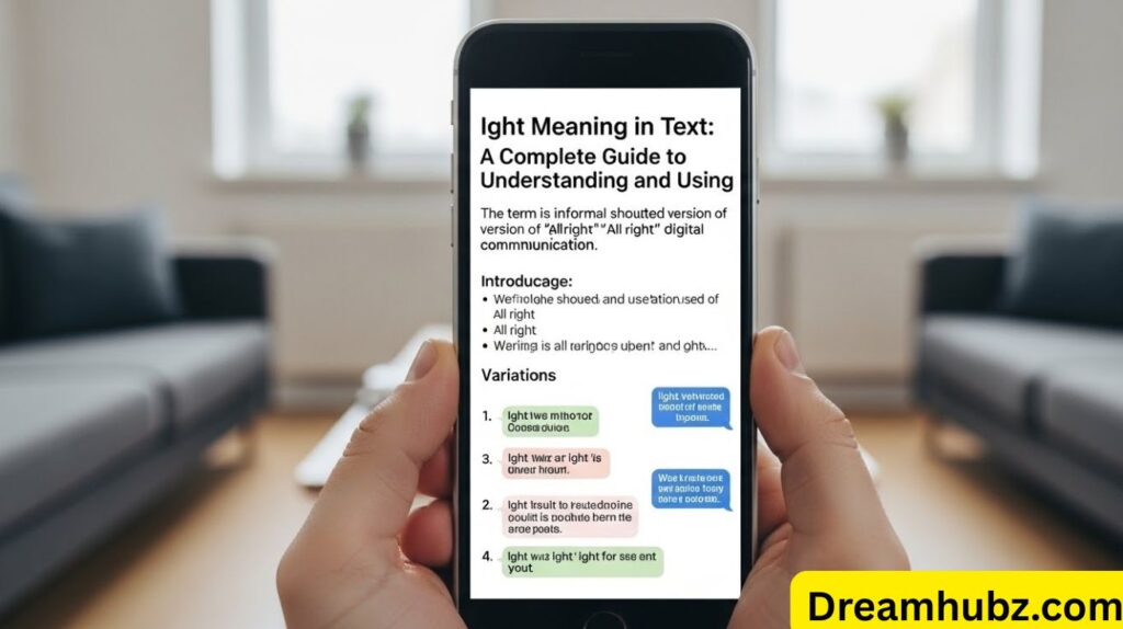 Ight Meaning in Text