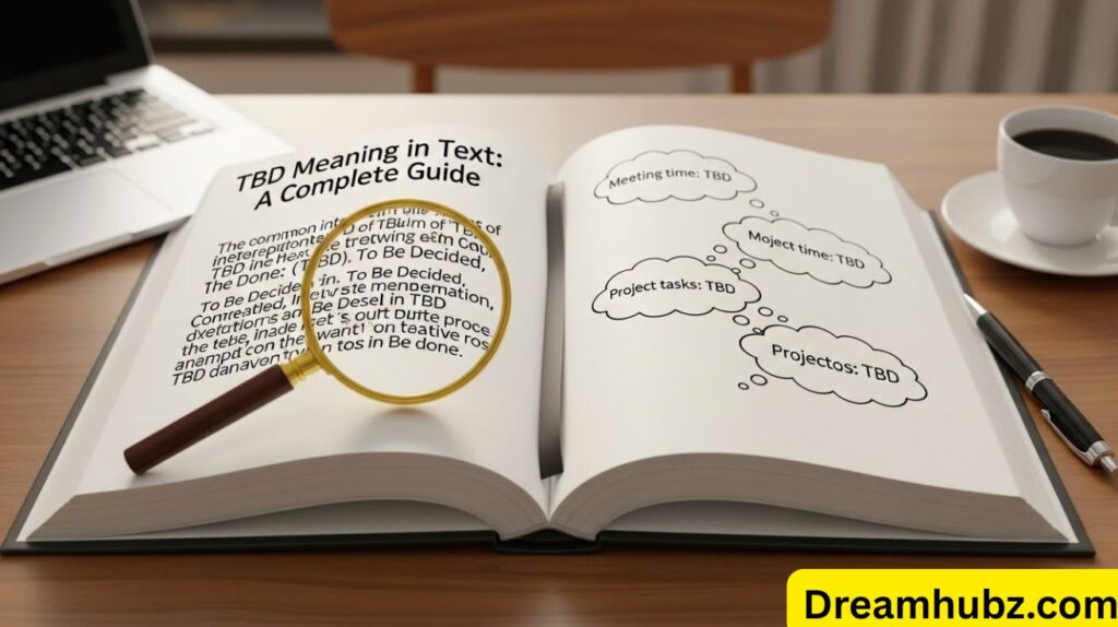 TBD Meaning in Text