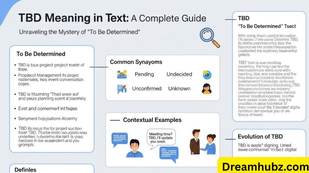 TBD Meaning in Text