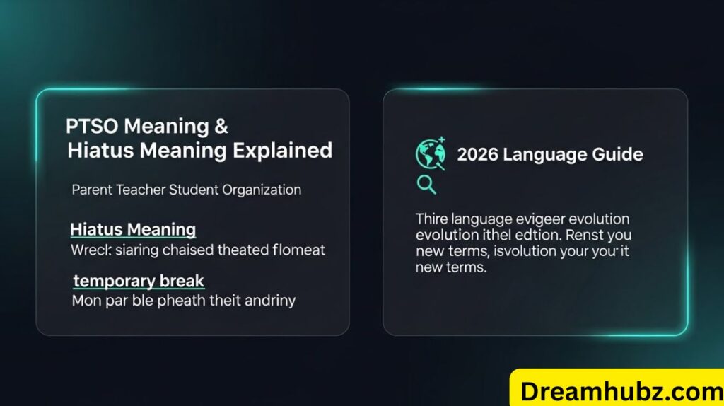 PTSO Meaning & Hiatus Meaning